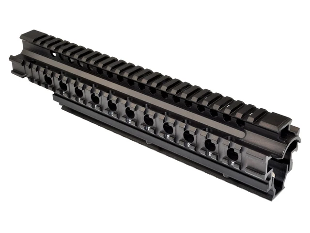 DB TAC FN/FAL 2-Piece Quad Rail Handguard Forend – AR Style Picatinny Rail, Black Aluminum - Image 5