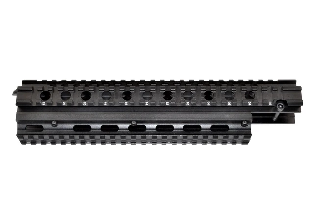 DB TAC FN/FAL 2-Piece Quad Rail Handguard Forend – AR Style Picatinny Rail, Black Aluminum - Image 7