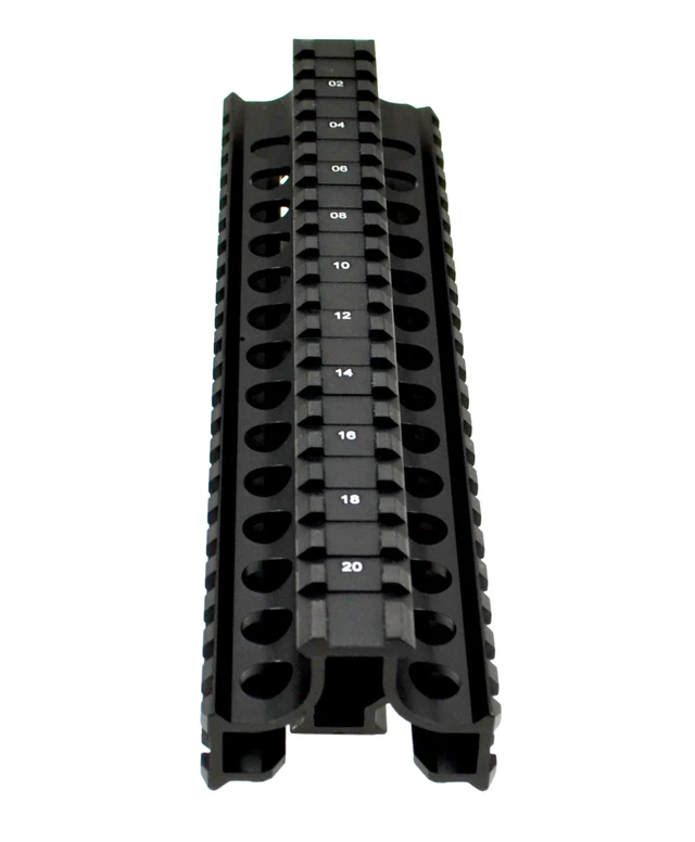 DB TAC Saiga AK 7.62x39 Quad Rail Handguard 2-Piece Picatinny – Aluminum Black - Image 3