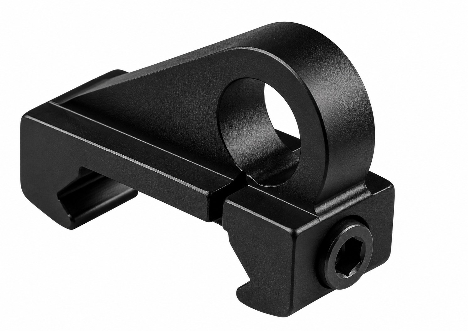 DB TAC 4PC Picatinny Weaver Rail Sling Adapter Mount – 2 Eye + 2 Slot Aluminum Black - Image 2