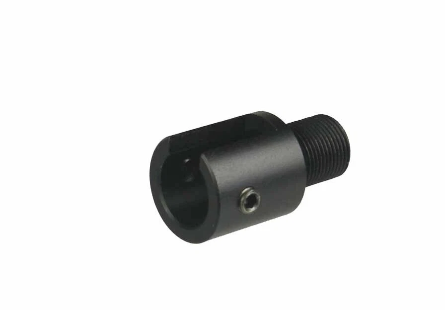 DB TAC Aluminum 1/2x28 TPI .22LR Muzzle Thread Adapter for Henry U.S. Survival AR-7 ,Black - Image 3