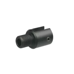 DB TAC Aluminum 1/2x28 TPI .22LR Muzzle Thread Adapter for Henry U.S. Survival AR-7 ,Black